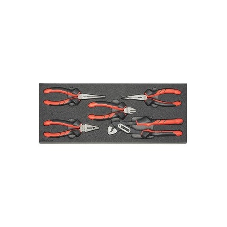 Holex Pliers Set in Heavy Duty Foam, 5 Pc 954208 5